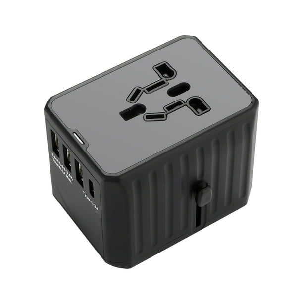 1 Typc-C Worldwide Wall Charger Adapter Compatible with US EU UK AU Plug Smart Phone Charger Gamogo Universal Travel Adapter Auto Resetting Fuse Baby Safe Design 6A 3 USB 1 Typc-C Worldwide Wall Charger Adapter Compatible with US EU UK AU Plug Smart Phone Charger Gamogo Universal Travel Adapter Auto Resetting Fuse Baby Safe Design 6A 3 USB
